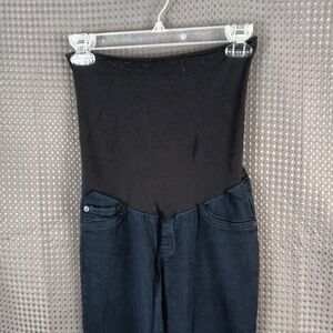 L.e.i. Luxe Essentials Denim Maternity Jeans Dark Wash Skinny Size 29